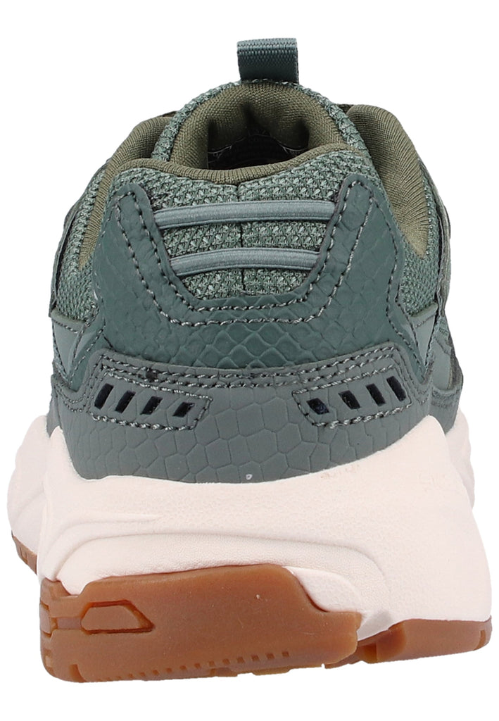 Skechers Sneaker Leder Grün - surf4shoes