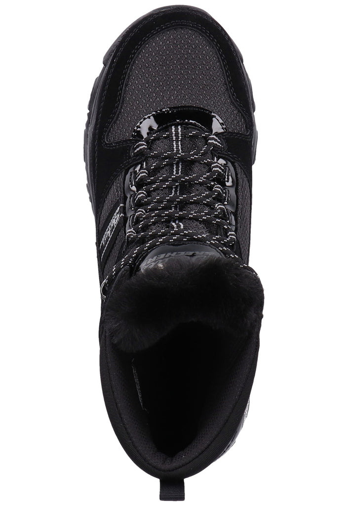 Skechers Stiefelette Veloursleder/Textil Schwarz - surf4shoes