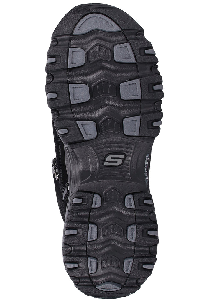 Skechers Stiefelette Veloursleder/Textil Schwarz - surf4shoes