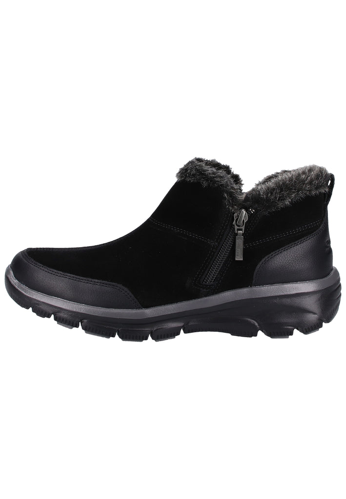 Skechers Stiefelette Leder/Textil Schwarz - surf4shoes