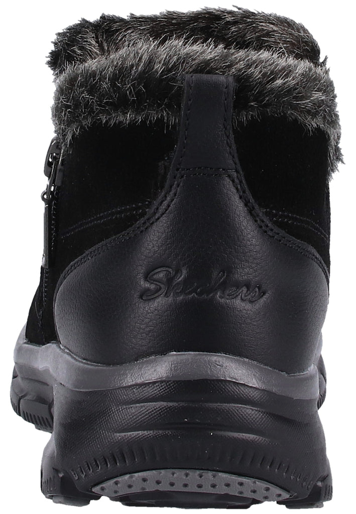 Skechers Stiefelette Leder/Textil Schwarz - surf4shoes
