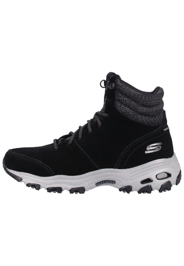 Skechers Stiefelette Leder Schwarz - surf4shoes