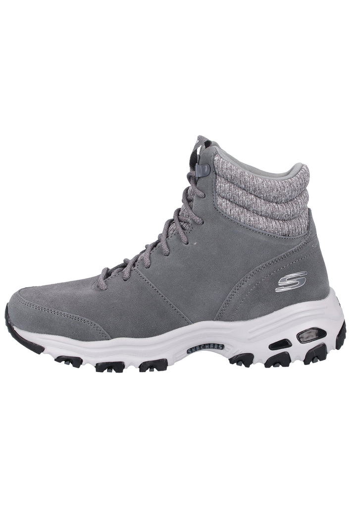 Skechers Stiefelette Veloursleder/Textil Grau - surf4shoes