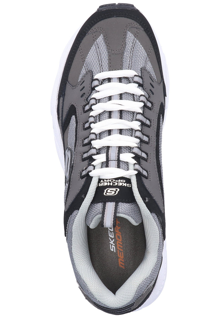 Skechers Sneaker Leder Grau - surf4shoes