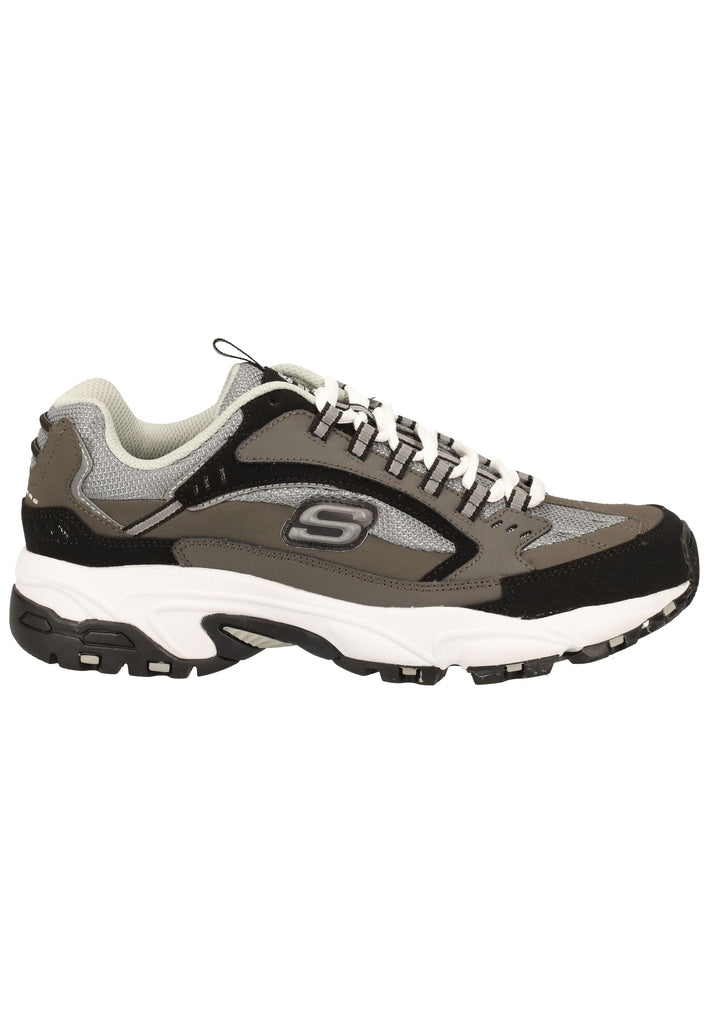 Skechers Sneaker Leder Grau - surf4shoes