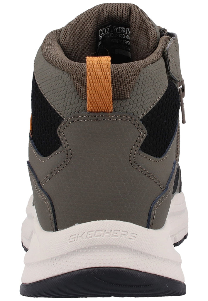 Skechers Sneaker Leder Dunkelgrün - surf4shoes