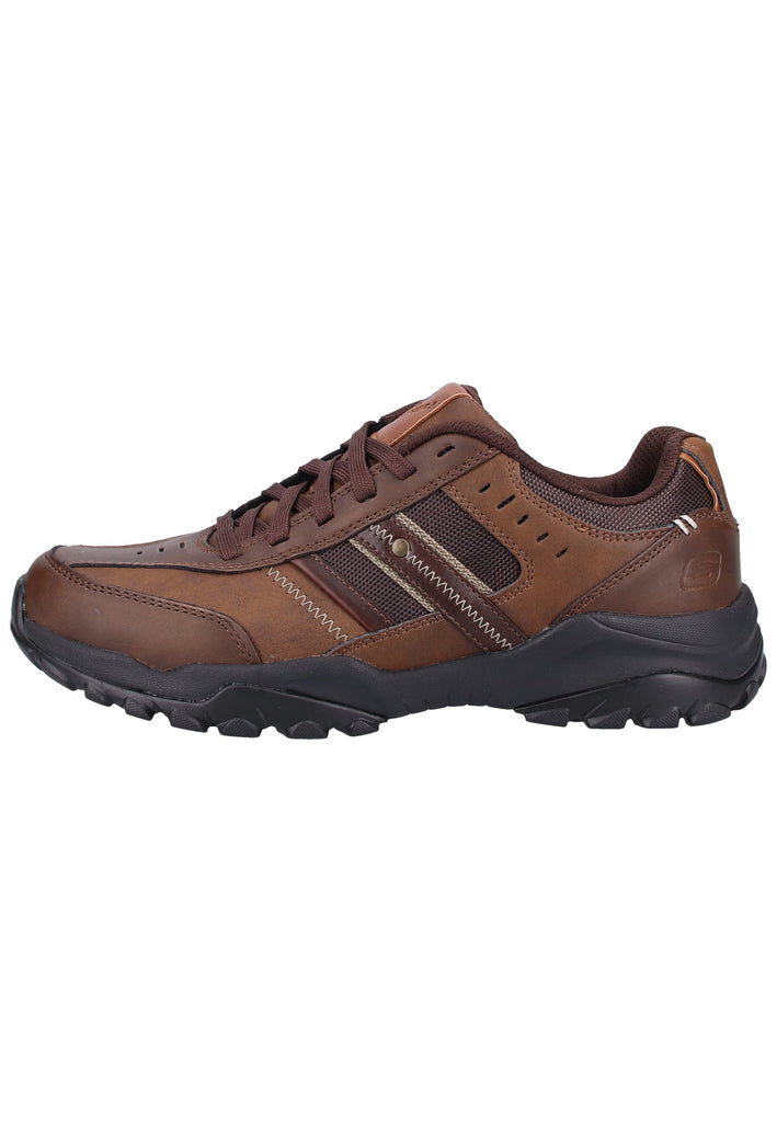 Skechers Sneaker Leder/Textil Braun - surf4shoes