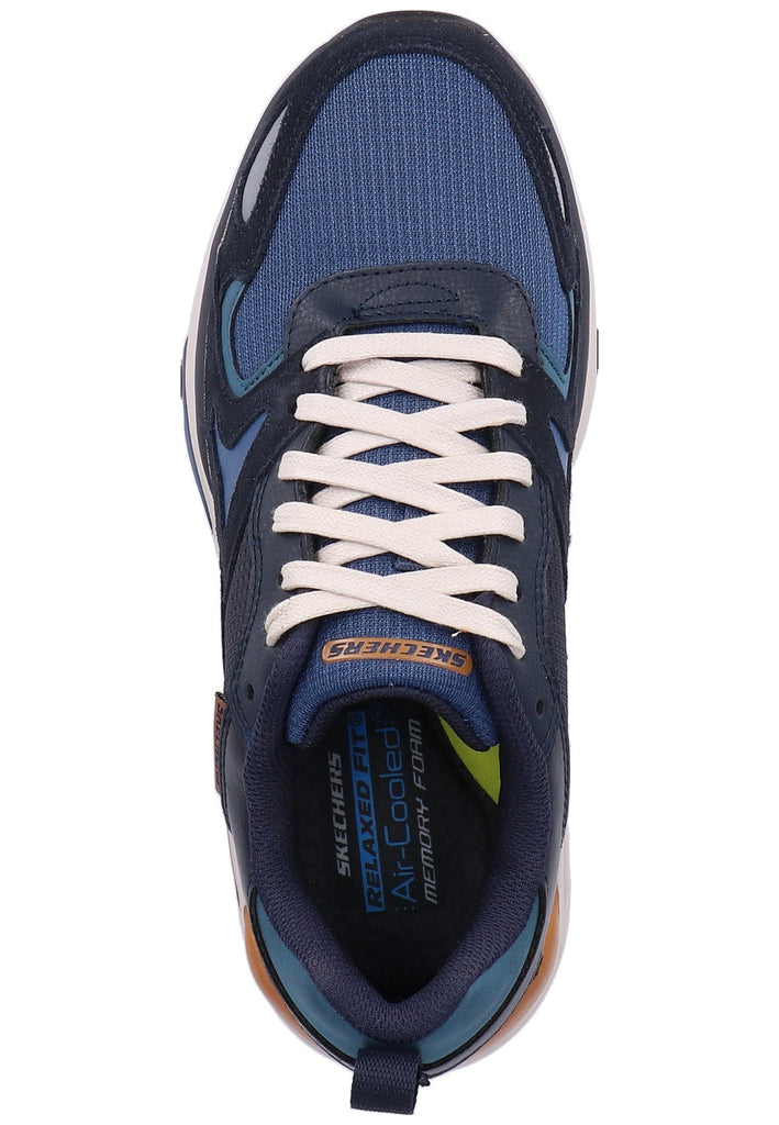 Skechers Sneaker Leder Blau - surf4shoes