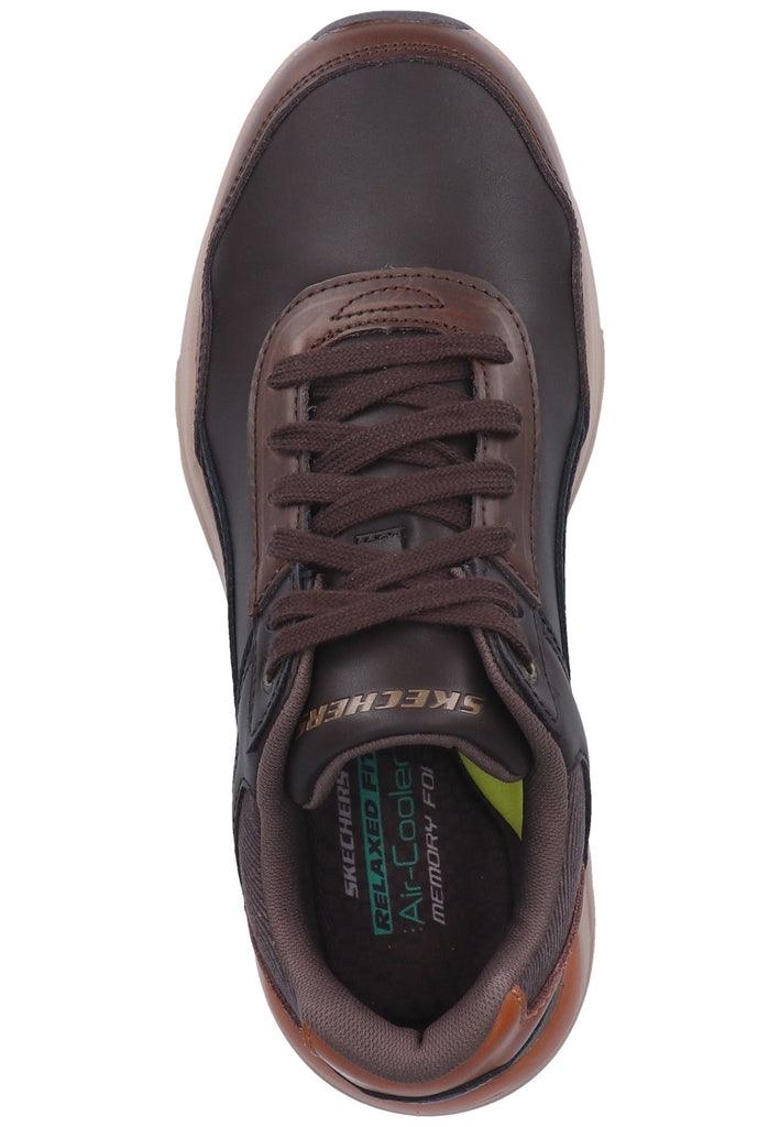 Skechers Sneaker Leder Braun - surf4shoes