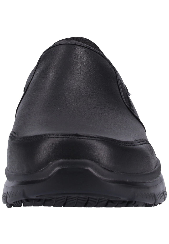 Skechers Slipper Leder Schwarz - surf4shoes