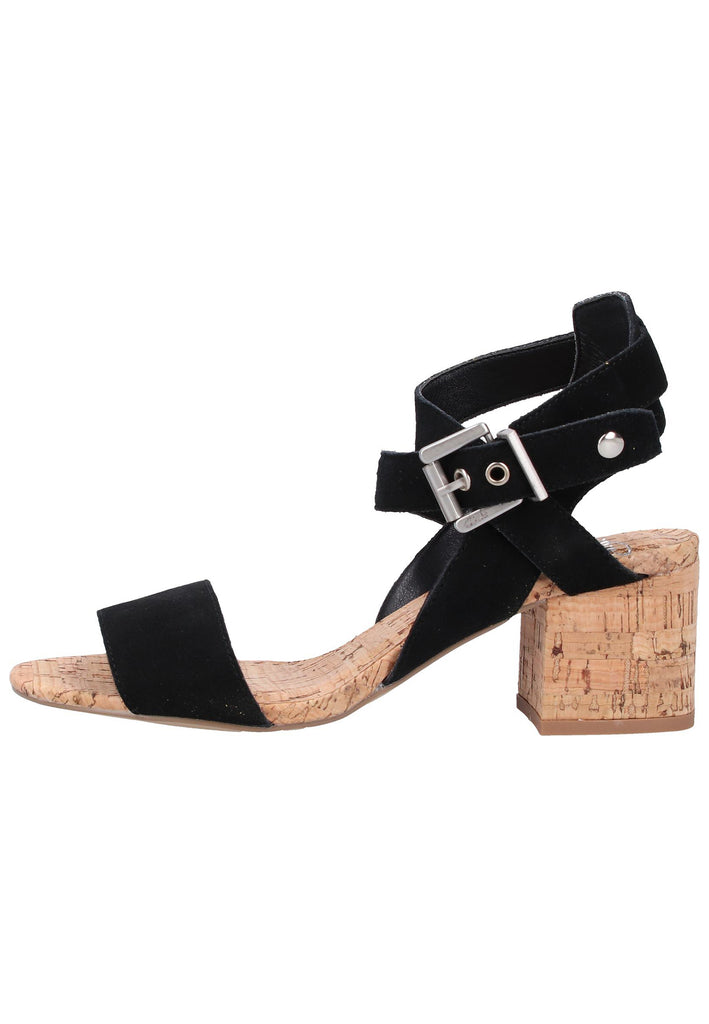 SPM Sandalen Veloursleder Schwarz - surf4shoes