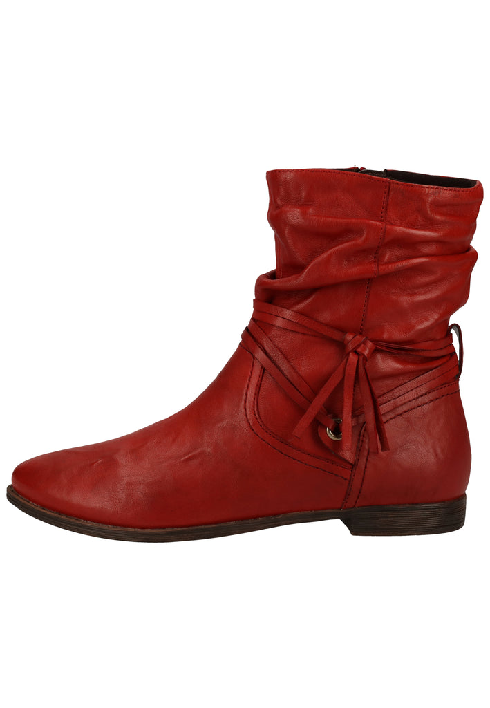 SPM Stiefelette Leder Rot - surf4shoes
