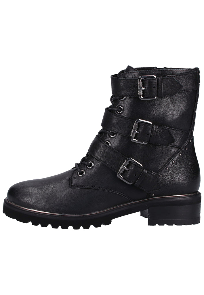 SPM Stiefelette Leder Schwarz - surf4shoes