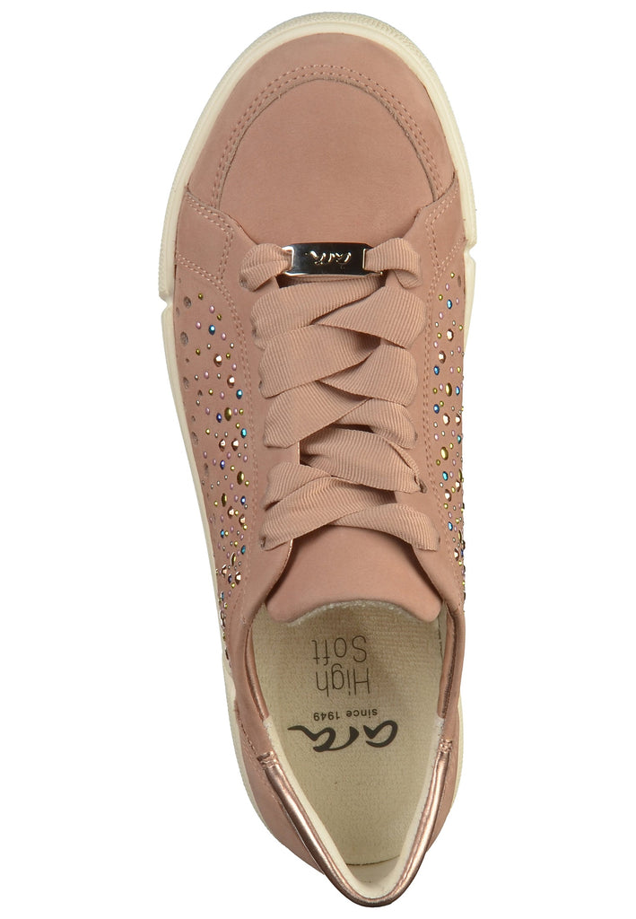 ara Sneaker Nubukleder Puder - surf4shoes