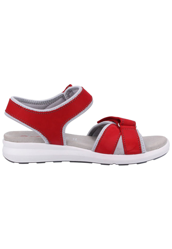 ara Sandalen Nubukleder Rot - surf4shoes