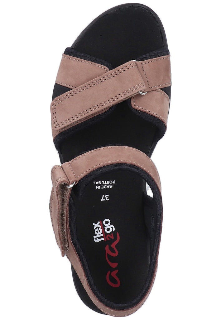ara Sandalen Nubukleder Taupe - surf4shoes