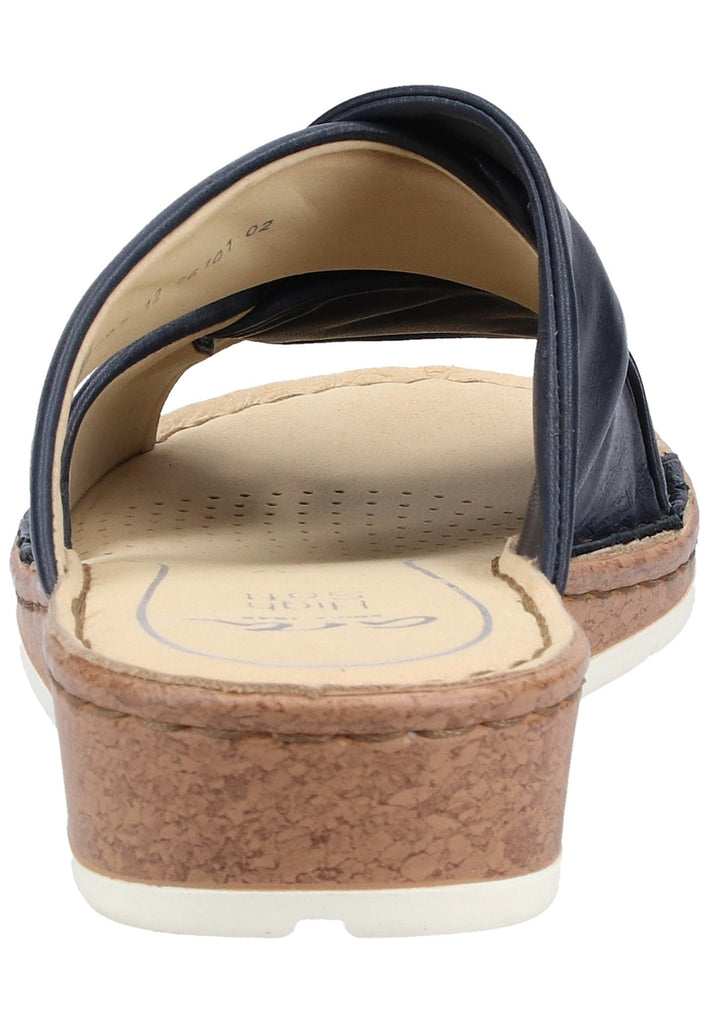 ara Pantoletten Leder Blau - surf4shoes