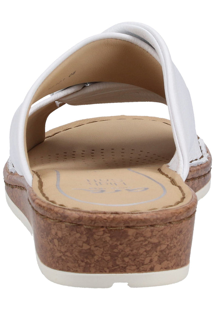 ara Pantoletten Leder Weiß - surf4shoes