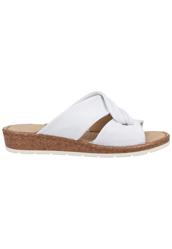 ara Pantoletten Leder Weiß - surf4shoes