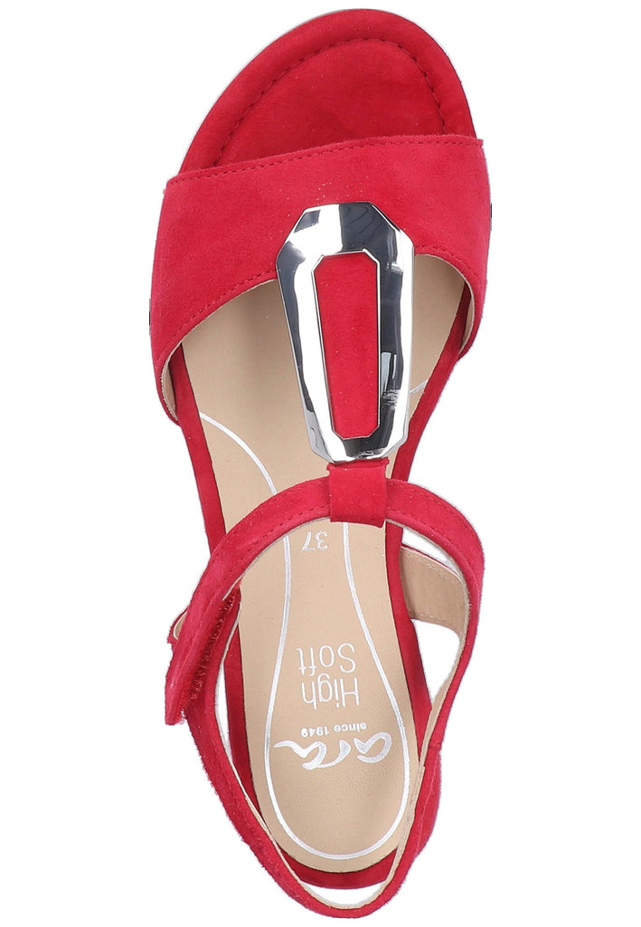ara Sandalen Leder Rot - surf4shoes