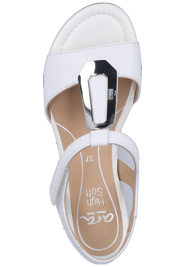ara Sandalen Leder Weiß - surf4shoes