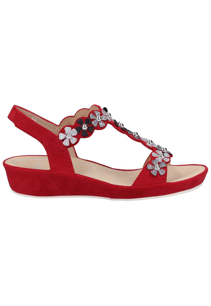 ara Sandalen Leder Rot - surf4shoes