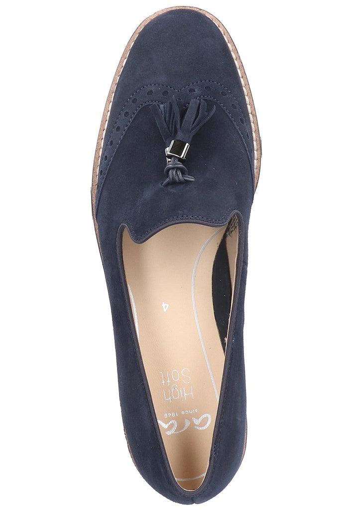 ara Slipper Leder Blau - surf4shoes