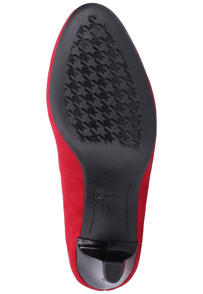 ara Pumps Samt Rot - surf4shoes