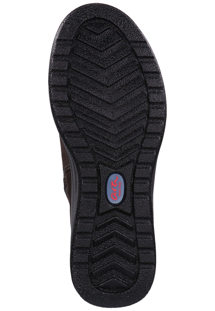 ara Stiefelette Veloursleder Grau Warmfutter - surf4shoes