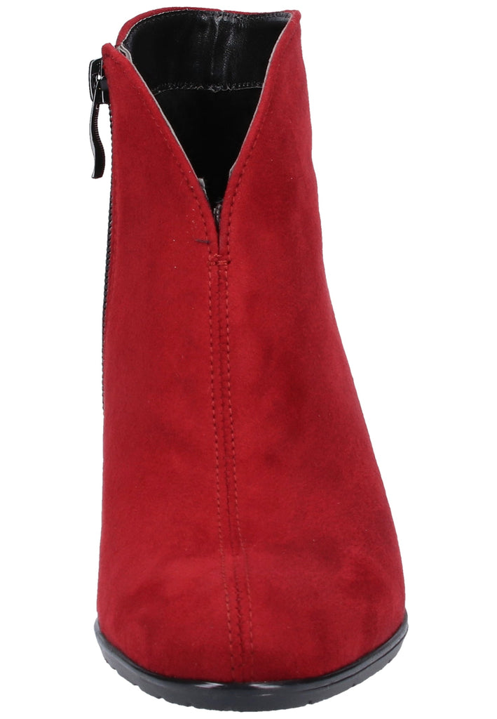 ara Stiefelette Samt Rot - surf4shoes