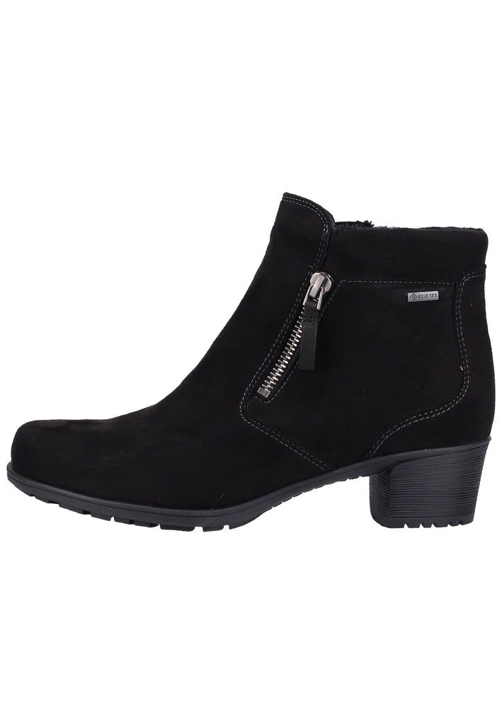 ara Stiefelette Lederimitat/Textil Schwarz Warmfutter - surf4shoes
