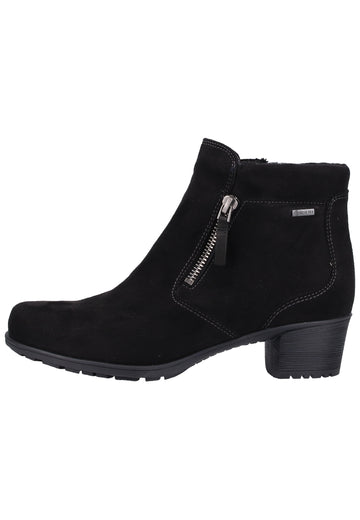 ara Stiefelette Lederimitat/Textil Schwarz Warmfutter - surf4shoes