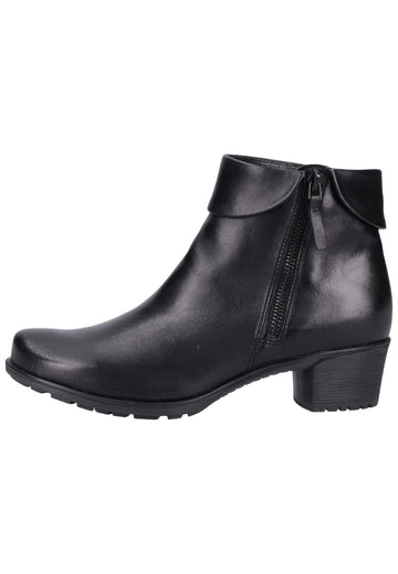 ara Stiefelette Glattleder Schwarz - surf4shoes