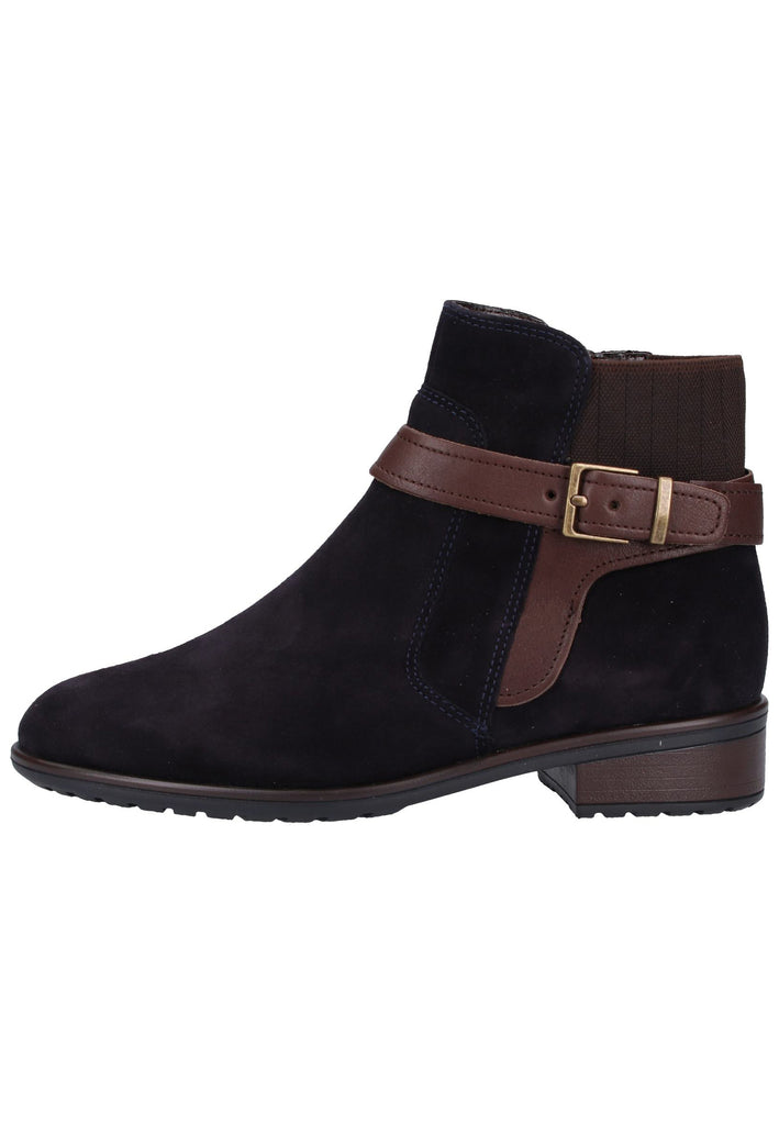 ara Stiefelette Veloursleder Blau - surf4shoes