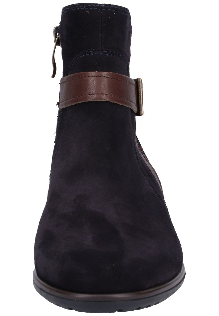 ara Stiefelette Veloursleder Blau - surf4shoes