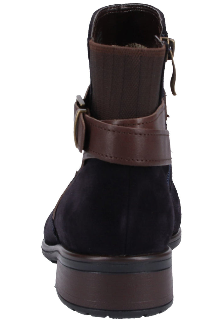 ara Stiefelette Veloursleder Blau - surf4shoes