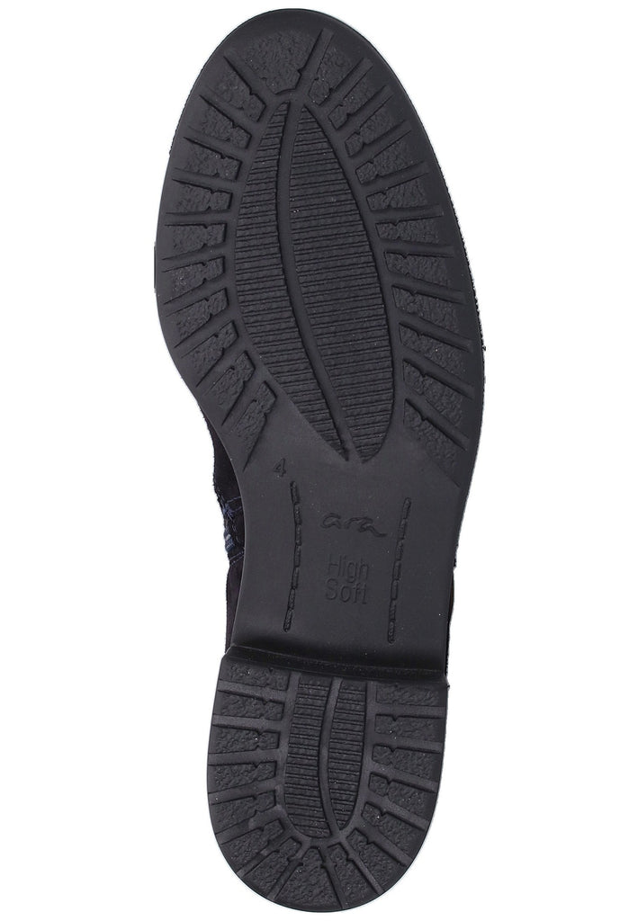 ara Stiefelette Veloursleder Blau - surf4shoes