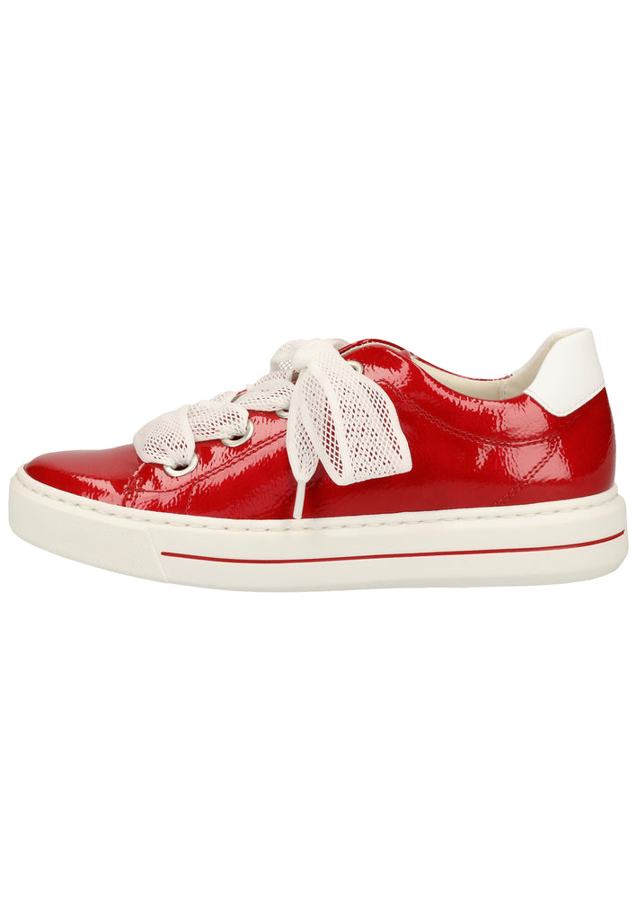 ara Sneaker Leder Rot/Weiß - surf4shoes