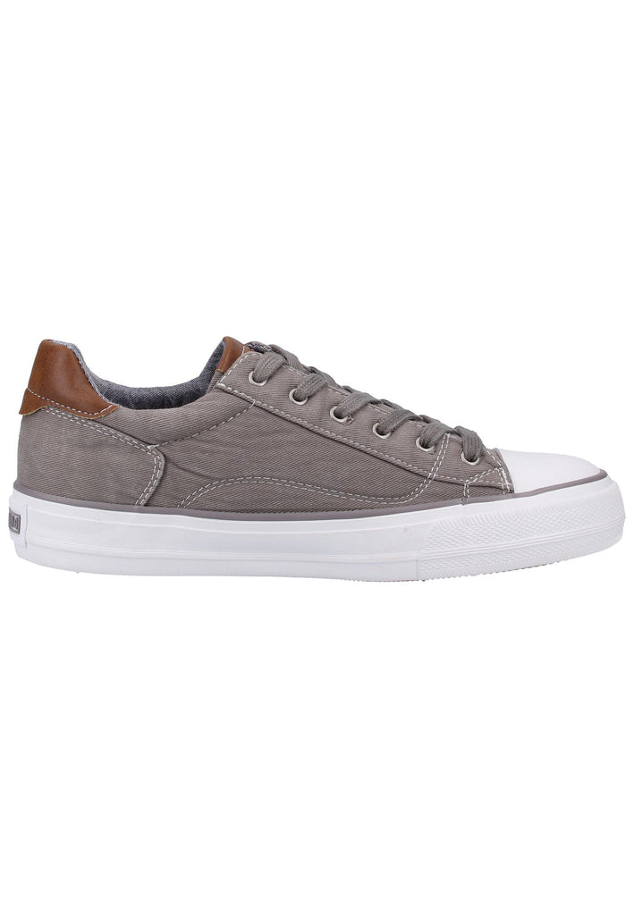 Mustang Sneaker Lederimitat/Textil Grau - surf4shoes