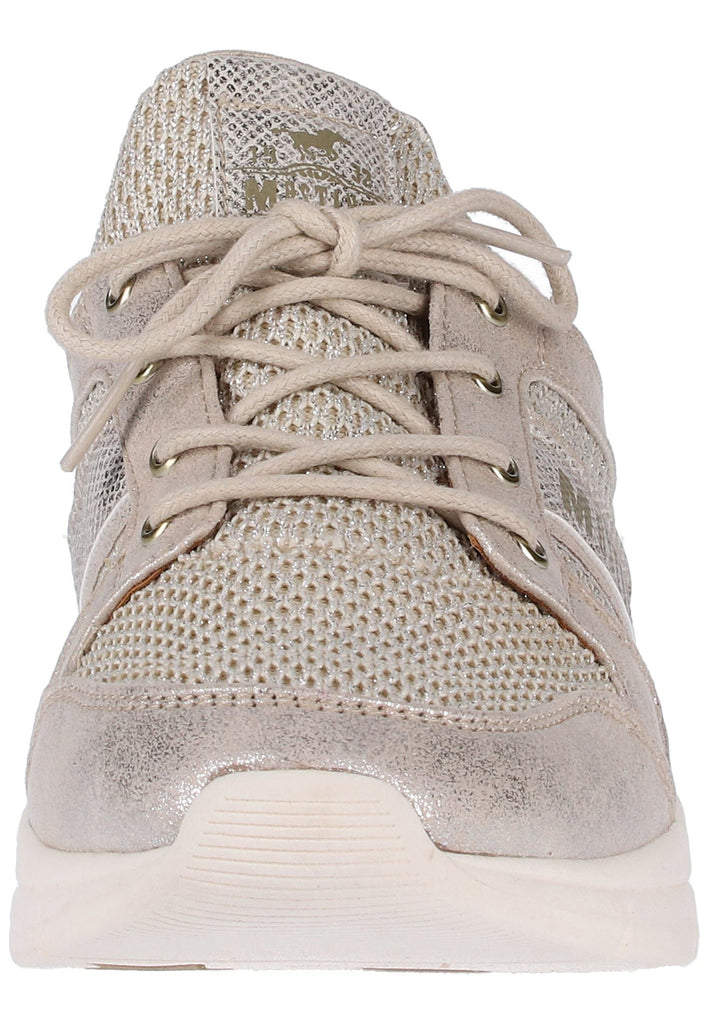 Mustang Sneaker Lederimitat/Textil Beige - surf4shoes
