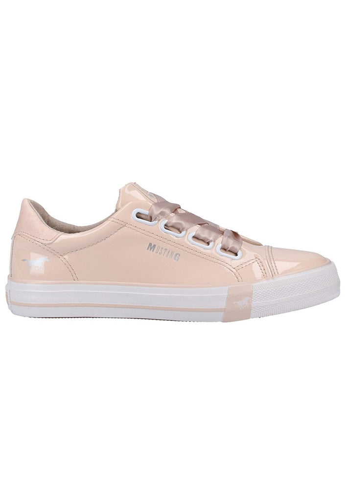 Mustang Sneaker Lederimitat Nude - surf4shoes