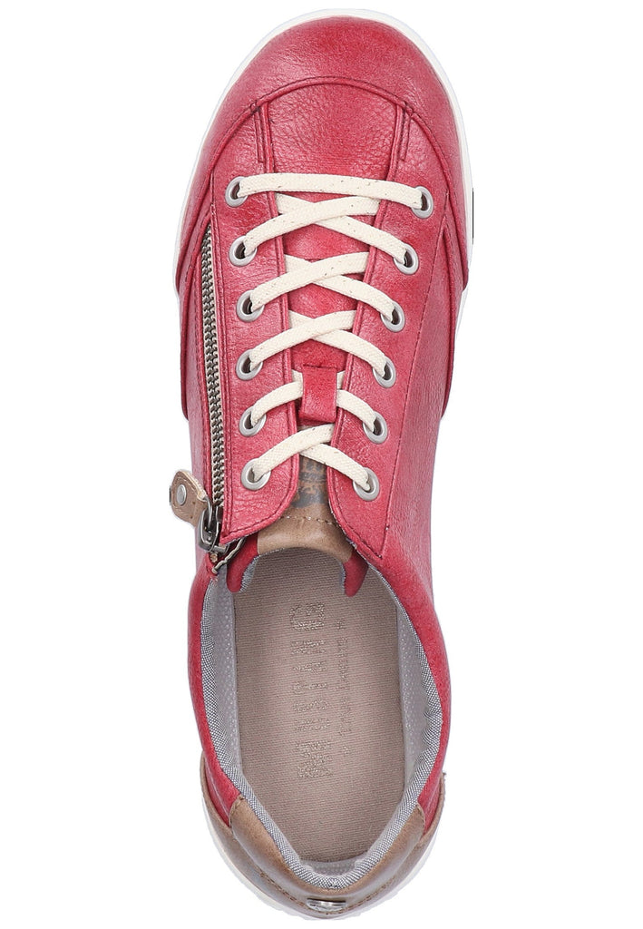 Mustang Sneaker Lederimitat Bordeaux - surf4shoes