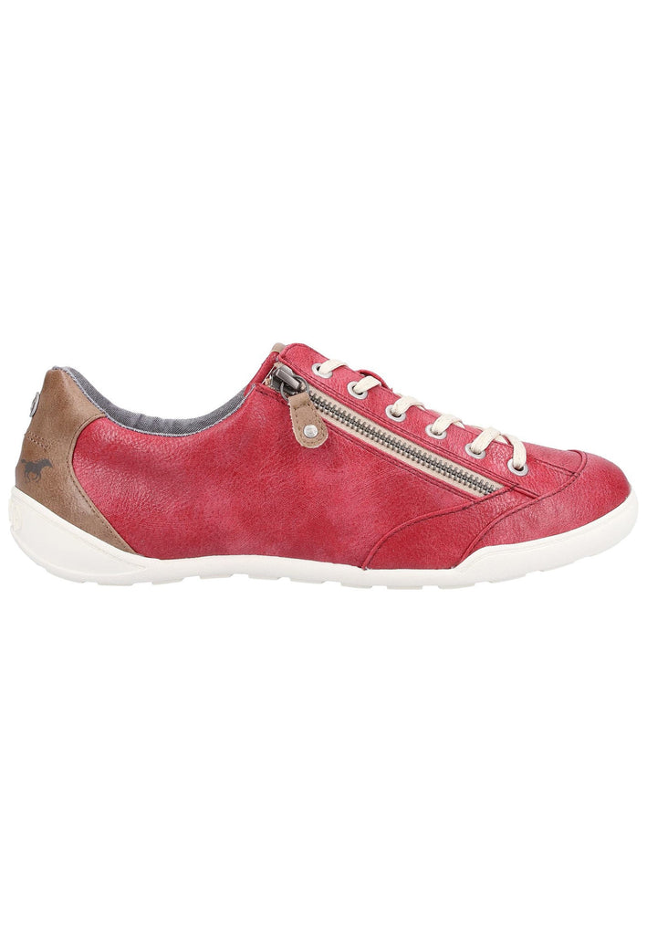 Mustang Sneaker Lederimitat Bordeaux - surf4shoes