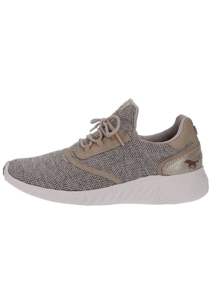 Mustang Sneaker Lederimitat/Textil Beige - surf4shoes