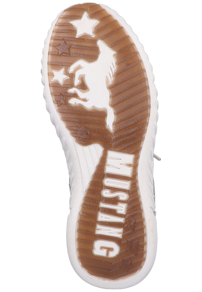 Mustang Sneaker Lederimitat/Textil Beige - surf4shoes