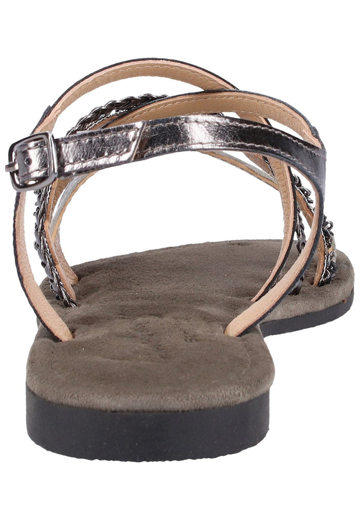 Mustang Sandalen Leder Dunkelgrau - surf4shoes