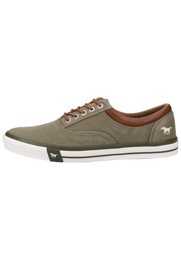 Mustang Sneaker Lederimitat/Textil Khaki - surf4shoes