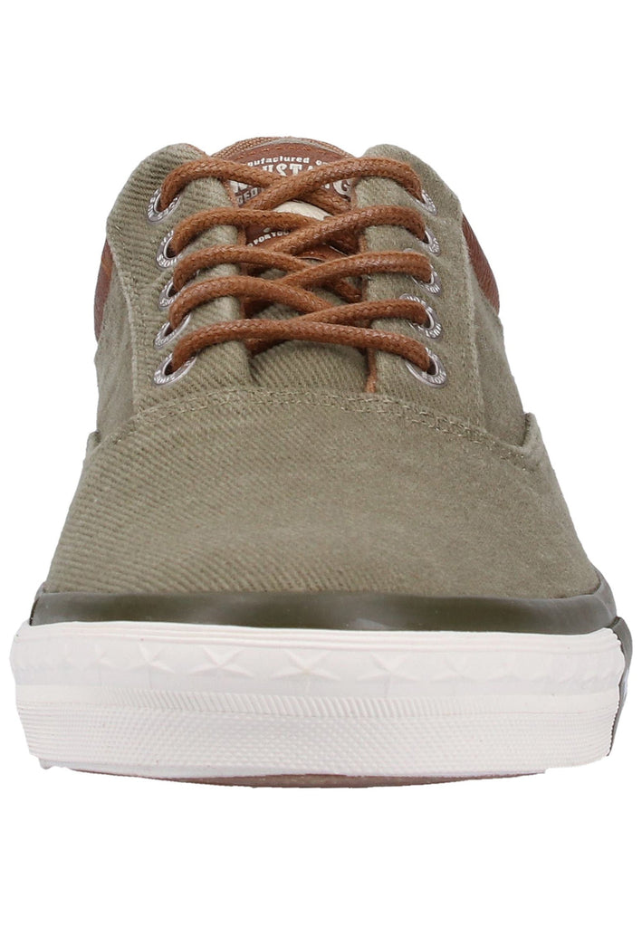 Mustang Sneaker Lederimitat/Textil Khaki - surf4shoes