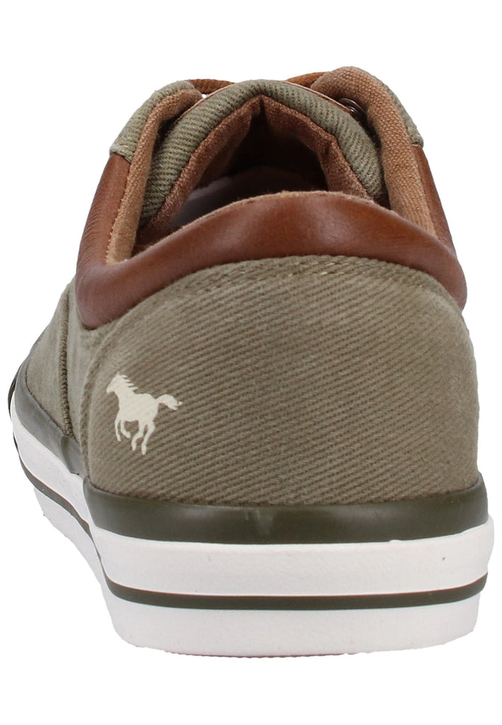 Mustang Sneaker Lederimitat/Textil Khaki - surf4shoes