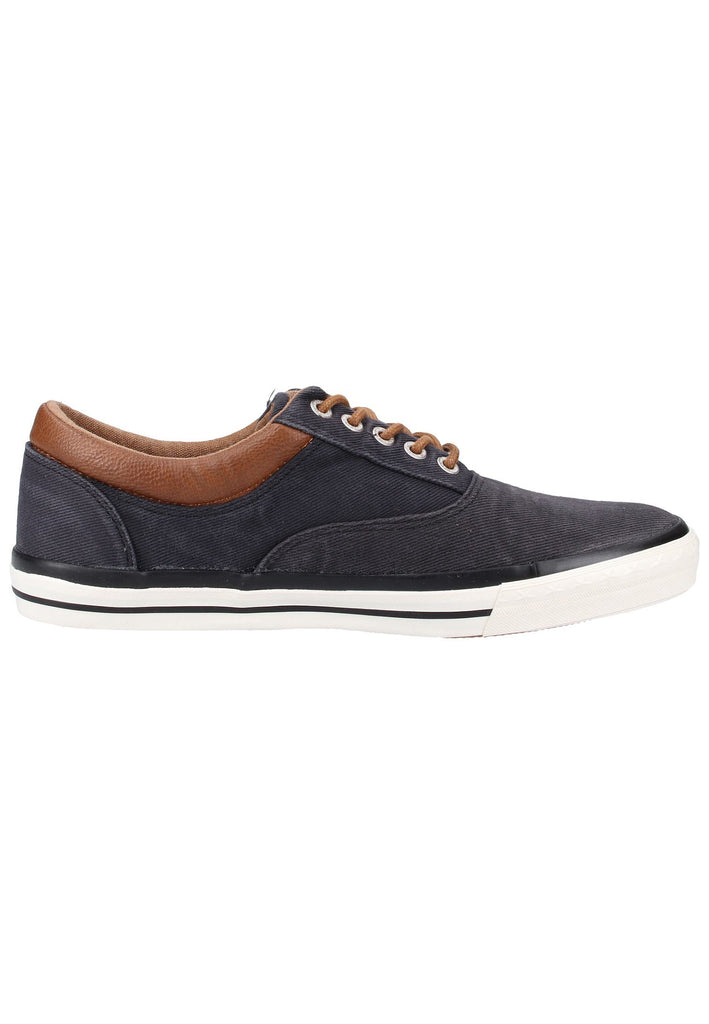Mustang Sneaker Lederimitat/Textil Schwarz - surf4shoes